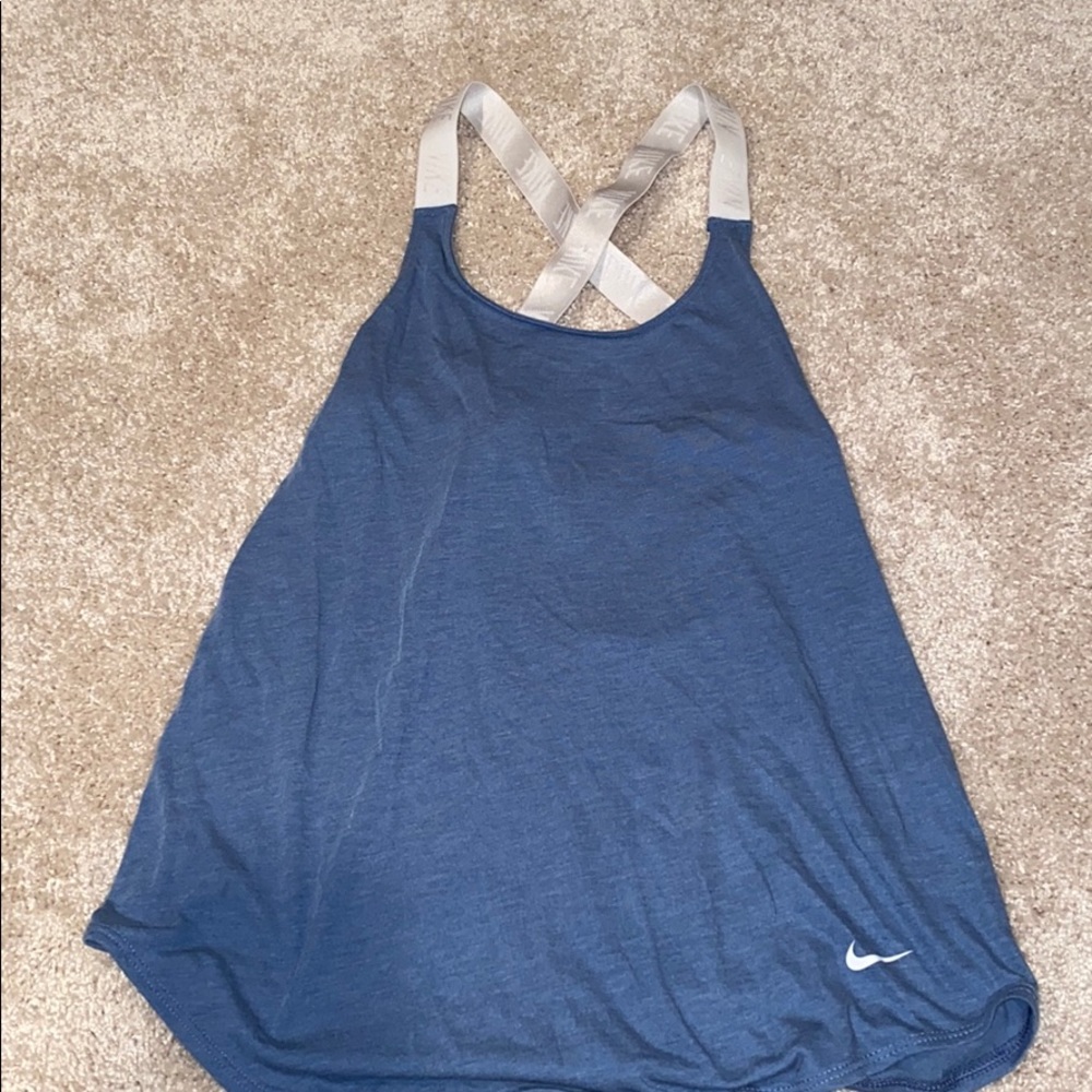 blue mike tank top